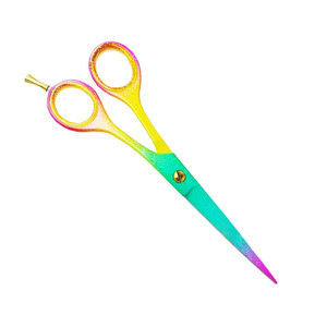 กรรไกรตัดผมคุณภาพสูง หลายสี ใบมีดคมทนทาน พร้อมตัวลดเสียง - Product Image 6