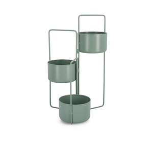 Jardinière contemporaine haut de gamme avec support pour plantes décoratives d'intérieur et d'extérieur, balcon, terrasse - Product Image 5
