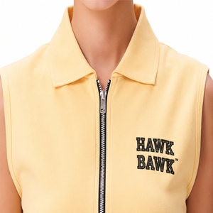 Women's Sleeveless Polo Shirt Premium Fabric Summer Style <b>Athletic</b> Fit Casual Comfort Quick Dry Custom Made Polo Shirt - Product Image 4
