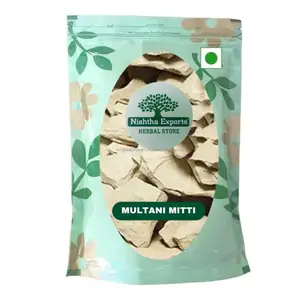 Multani Mitti Whole Fullers Earth Clay Multaani Sabut Dried Raw Herbs Help Full For Both Skin And Hair Care Natural Hair & Skin