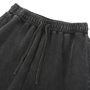 กางเกงวอร์มขาตรงทรงหลวม 360GSM สำหรับฤดูหนาว สไตล์ไฮสตรีท สีซีดแบบซันเฟด ซักล้างแล้ว มีเชือกผูกเอว ผ้าฟลีซ  รับสกรีนโลโก้ได้  แบบยูนิเซ็กส์ - Product Image 5