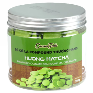 Servicio de Fabricación de Marca Privada al por Mayor, Chocolate Compuesto HALAL de Primera Calidad, Chocolate Matcha en Tabletas, Cacao para Repostería - Product Image 1