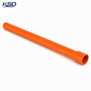 <span class=keywords><strong>Tuyau</strong></span> électrique en <span class=keywords><strong>PVC</strong></span>-U rigide léger de <span class=keywords><strong>100</strong></span> mm et 150 mm, matériau <span class=keywords><strong>PVC</strong></span>-U, pour enterrage peu profond en jardin, couleur orange, <span class=keywords><strong>prix</strong></span> direct usine - Product Image 1