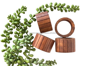 2024 WONDER OVERSEAS, vajilla de fiesta, decoración de madera, servilletero artesanal y anillos, regalos promocionales almacenados - Product Image 3