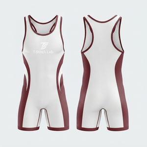 Customized Logo & Design Unisex Reasonable Price Men's Wrestling <b>Singlets</b> Quick Dry Lightweight Stretch Durable <b>Weightlifting</b> - Product Image 6