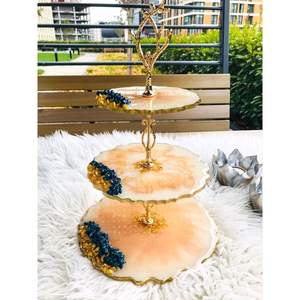 Elegante Soporte para Tartas de Resina para Exhibición en Mesa, Herramientas Esenciales para Tartas - Product Image 2