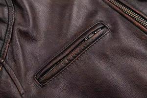 Veste en cuir et toile avec col montant, fermeture éclair, respirante, coupe-vent, style moto, pour l'hiver - Product Image 3