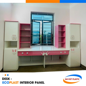 Panneau d'intérieur en PVC rose et blanc Top Export Factory au Vietnam - Product Image 1
