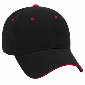 หมวกเบสบอลทรง A แบบ 6 แผง ผ้าฝ้ายปักลายตามสั่ง สำหรับวิ่งและเล่นกีฬา สองสี ทรงแซนวิช สำหรับผู้ชาย ผลิตในปากีสถาน - Product Image 2