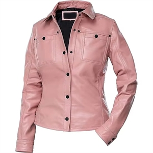 Chaquetas de cuero para motocicleta, personalizadas en colores y con logotipo, para hombre, en oferta, premium, a prueba de viento, con cierre de cremallera. - Product Image 5