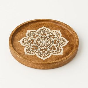 Excellent Quality Natural Wood Serving <b>Tray</b> For Food Tea Coffee <b>Breakfast</b> <b>Tray</b> Available at Affordable Price - Product Image 4