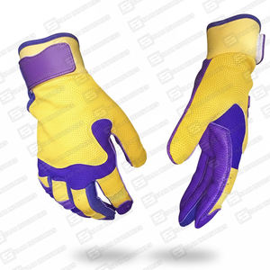 Guantes de Bateo de Béisbol de Cuero de Alta Calidad, Profesionales, Personalizados, para Mano Derecha, con Velcro, para Exteriores, Más Vendidos - Product Image 4