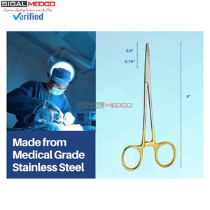 Porte-aiguille Olsen Hegar manuel en acier inoxydable allemand pour chirurgie générale - Product Image 4