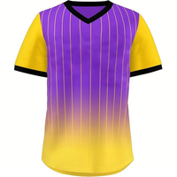 T-shirt de baseball à manches courtes pour homme, 100 % polyester, 220 GSM, séchage rapide, motif logo personnalisé, dernier design 2026, maillot de baseball
