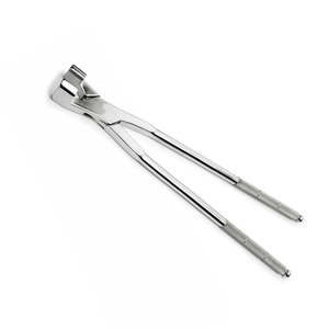 Pinzas de Extracción Dental Equina de Acero Inoxidable Hechas a Mano, con Mandíbula Dentada, Fuente de Alimentación Manual, Color Plata, Alta Calidad - Product Image 3