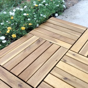 DIY Click Interlocking Eco-Friendly Fireproof Waterproof Anti-Slip Square Modern Decking Tile 30 X 30 cm Patio Outdoor Balcony - Product Image 4