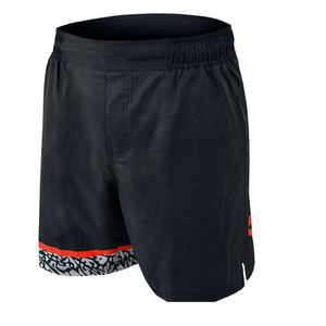 Pantalones Cortos de Boxeo de Satén Azul para Hombre, Cintura Elástica Blanca, 100% Algodón, Logotipo Personalizado Impreso con Transferencia Térmica en la Parte Delantera, Tela de 100g - Product Image 1