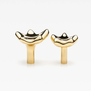Boutons en laiton massif en forme d'étoile, poignées de meuble traditionnelles, tirettes de tiroir durables pour armoires - Product Image 1