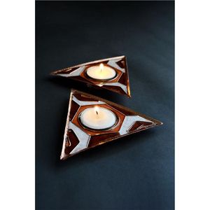 Gold Filigree Metal Tea Light Candle Holder Set Decorative Hollow Iron Votive Lantern for Diwali <b>Wedding</b> Table Centerpiece Decor - Product Image 6