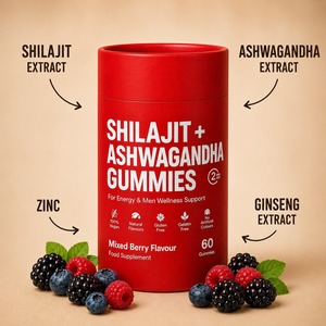 Gomitas de Shilajit y Ashwagandha de Marca Privada OEM para Energía y Apoyo al Bienestar Masculino - Product Image 4