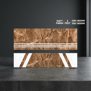 Porcelain Step Riser Tiles 900x300mm & 900x200mm-Matte Firebrick Non-Slip Stair Treads for Malls Hall & Bathroom Use - Product Image 4
