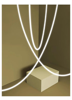 Lustre suspendu ovale en silicone à LED, éclairage blanc chaud, culot E27, intensité réglable, pour restaurant, maison, bureau, durée de vie de 50 000 heures