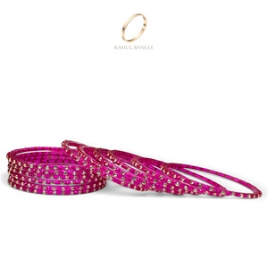 Colección de Bodas, Pulseras de Perlas de Cristal Rosa Cachemir de Moda para Mujer, para Uso Festivo, a Precio de Mayoreo - Product Image 4