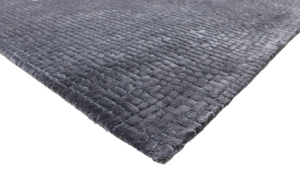 พรมปูพื้นลายเรขาคณิตสมัยใหม่ ดีไซน์ลายบล็อกแกะสลักด้วยถ่าน ทำด้วยมือ 100% วิสโคส เป็นมิตรกับสิ่งแวดล้อม กันลื่น ลายไล่เฉดสี บาง - Product Image 5