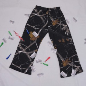 Pantalones Culottes con Estampado de Camuflaje para Mujer, Cintura Media, Cordón Ajustable, Corte Holgado, Largos, Estilo Casual Otoñal, 60% Algodón, 40% Poliéster - Product Image 5