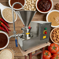 Rectifieuse de traitement de sésame coloïdal broyeur de tahini petit lait de karité beurre d'arachide faire la Machine HJ-MJS-60