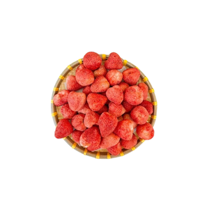 Fresas Liofilizadas Premium para Mezclas de Smoothies, Productos de Cereales y Aplicaciones de Snacks Listos para Comer - Product Image 1