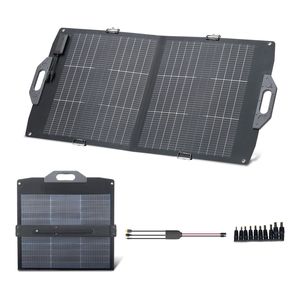 Pannello Solare Monocristallino Bifacciale Pieghevole da 100W 16BB con Efficienza del 24% per Uscita MC4 Caricabatterie Portatile - Product Image 1