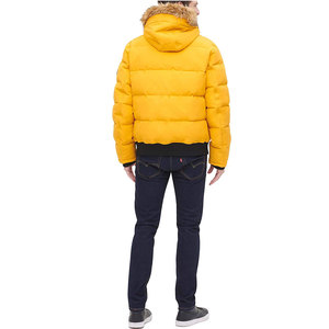 High Quality Trending Men <b>Winter</b> Puffer Jackets with Stand Collar and Front Logo Warm in All Colors & Sizes - Product Image 1