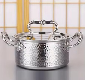 Restaurant Use Metal Hot Pot Professional Design Insulated <b>Food</b> Casserole Dining Serving Bowl Category - Product Image 2