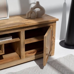 ตู้วางทีวีไม้แวนดาน่า โนวารา นิมบัส พร้อมที่เก็บของ ตู้คอนโซลไม้จริงทันสมัย - Product Image 4