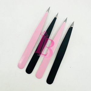 Pinzas para Cejas Profesionales LUMIA BEAUTY de Acero Inoxidable Sostenible, Color Personalizado, Duraderas, Ecológicas, Calidad Premium - Product Image 3