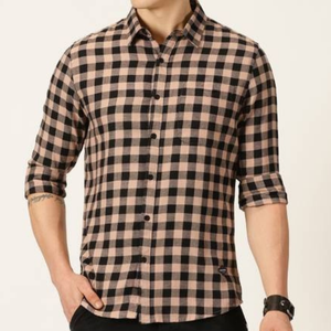 เสื้อเชิ้ตผ้าลินินผสมฝ้ายผู้ชาย คอจีน แขนสามส่วน สีพื้น ระบายอากาศได้ดี เหมาะสำหรับฤดูร้อน - Product Image 5
