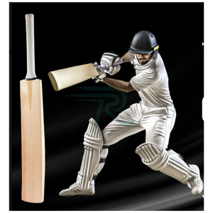 Batte de cricket en bois de qualité professionnelle, fabriquée à la main, haute durabilité, puissance de frappe élevée - Product Image 3