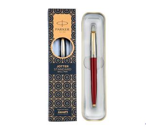 Parker Jotter Standard <b>Gold</b> Trim Steel Ball <b>Pen</b> Ink Color Blue 3 Piece Set Perfect for Corporate Use Elite <b>Pen</b> for Professionals - Product Image 1
