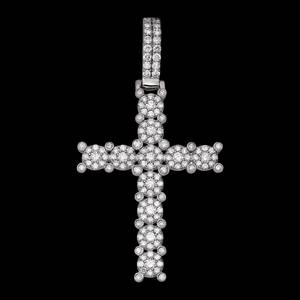 Colgante de lujo VVS con diamantes de moissanita estilo hip hop para mujer, regalo de aniversario disponible al mejor precio - Product Image 4