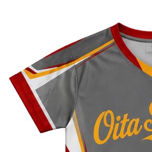 Maillot de lacrosse unisexe gris et rouge sublimé, léger, en polyester, réversible, uniforme sportif, tenue d'équipe, vêtements d'entraînement, vêtements athlétiques - Product Image 4