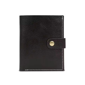 Cartera de Cuero Personalizable Unisex Ligera y Elegante con Cierre de Botón Antirrobo, Larga, Moderna y Versátil, Accesorio de Viaje - Product Image 1