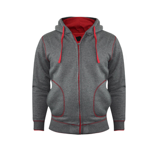 Survêtement décontracté à capuche avec fermeture éclair, en tissu polaire antibactérien et écologique, provenant de fabricants fiables (vente en gros) - Product Image 2