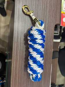 Plomo de caballo con cadena Plomo sólido de 2,50 m con cadena plateada o dorada de 30 pulgadas Durable y fuerte al mejor precio - Product Image 6