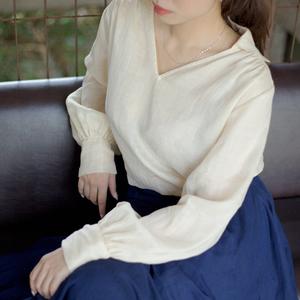 Elegant XS Size Linen A-Line <b>Skirt</b> High Waist Casual Style Pocket Rayon Woven Natural Waistline Breathable Plain Dyed <b>Women's</b> - Product Image 2