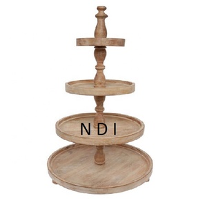 Support à gâteau de fête de Noël, de mariage et d'anniversaire, finition noire classique avec revêtement poudré - Product Image 4