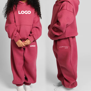 Ensembles de sweats à capuche personnalisés pour filles, ensembles de vêtements pour enfants toutes tailles, survêtements, pantalons de survêtement, pulls, ensembles de sweat-shirts unisexes pour l'hiver - Product Image 1