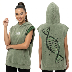 Sudadera con capucha morada personalizada para mujer con estampado gráfico Arcade Zombie, bordado en las mangas con arte pixelado y efecto desgastado, estilo streetwear. - Product Image 2