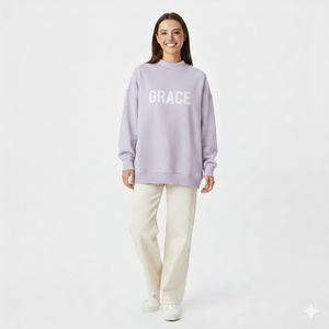 Sweat-shirt à col haut pour femme, tendance, fabriqué avec un tissu de qualité, idéal pour les tenues décontractées, les activités de plein air et les voyages. - Product Image 2