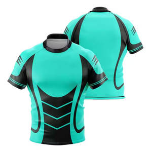 Camisetas de Rugby Sublimadas Personalizadas al por Mayor de Alta Calidad, Camiseta de Rugby Duradera, Transpirable y Ligera para Equipos de Rugby - Product Image 3